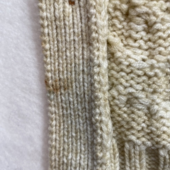 Thane Sweater Vest Button Up Tan Cream Womens Size L - Picture 13 of 13